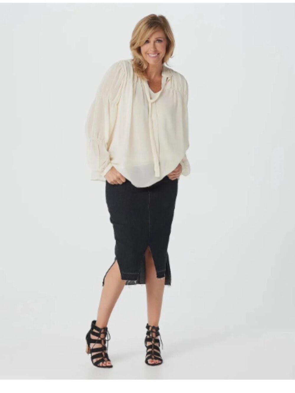 Peace Love World Woven Blouse-Natural-Plus 20-NEW-A367738